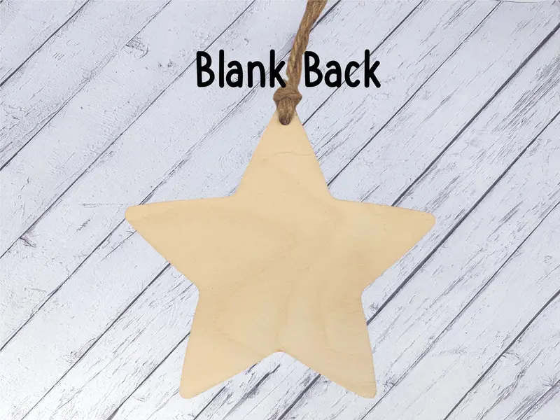 Wooden Star Ornament - Grannies Are Like Stars 2