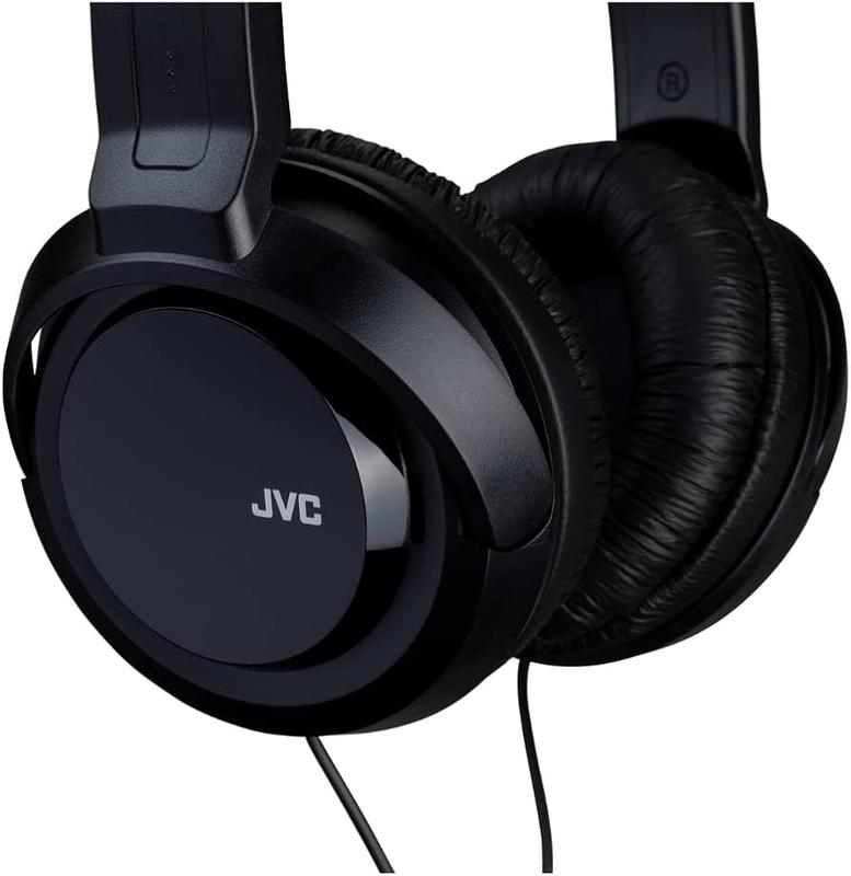 JVC HARX330 Full-Size Over-Ear Stereo Headphones - Black with 2.5M Cord for DJ Audio Earphones Noise Cancellation 2