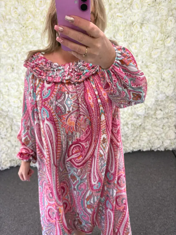 JB MILLY Ruffle Dress 16 to 24 Plus Size Curve 6