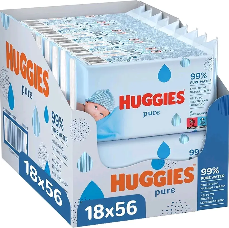 Huggies Baby Wipes 56 x 18 Packs - 1008 Wipes 0