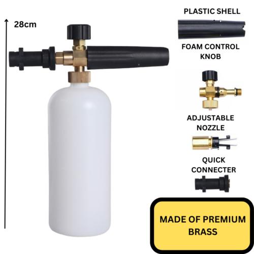 Product Introduction of 1L Snow Foam Lance Cannon Bottle for Karcher K2-K7 Car Pressure Washer Gun 5