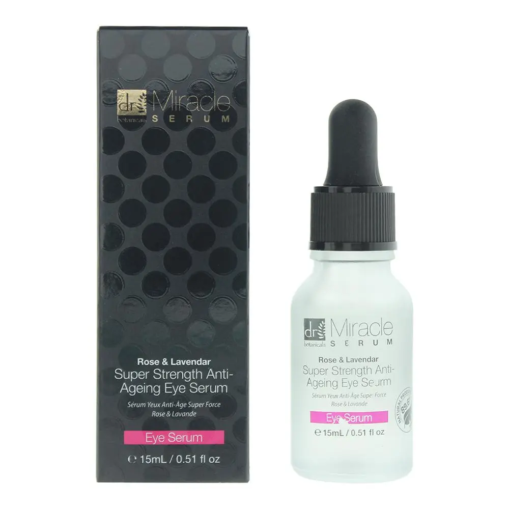 Dr Botanicals rose  lavender super strength anti-ageing eye serum 15ml Calming Hydrating Soothing Skin Care