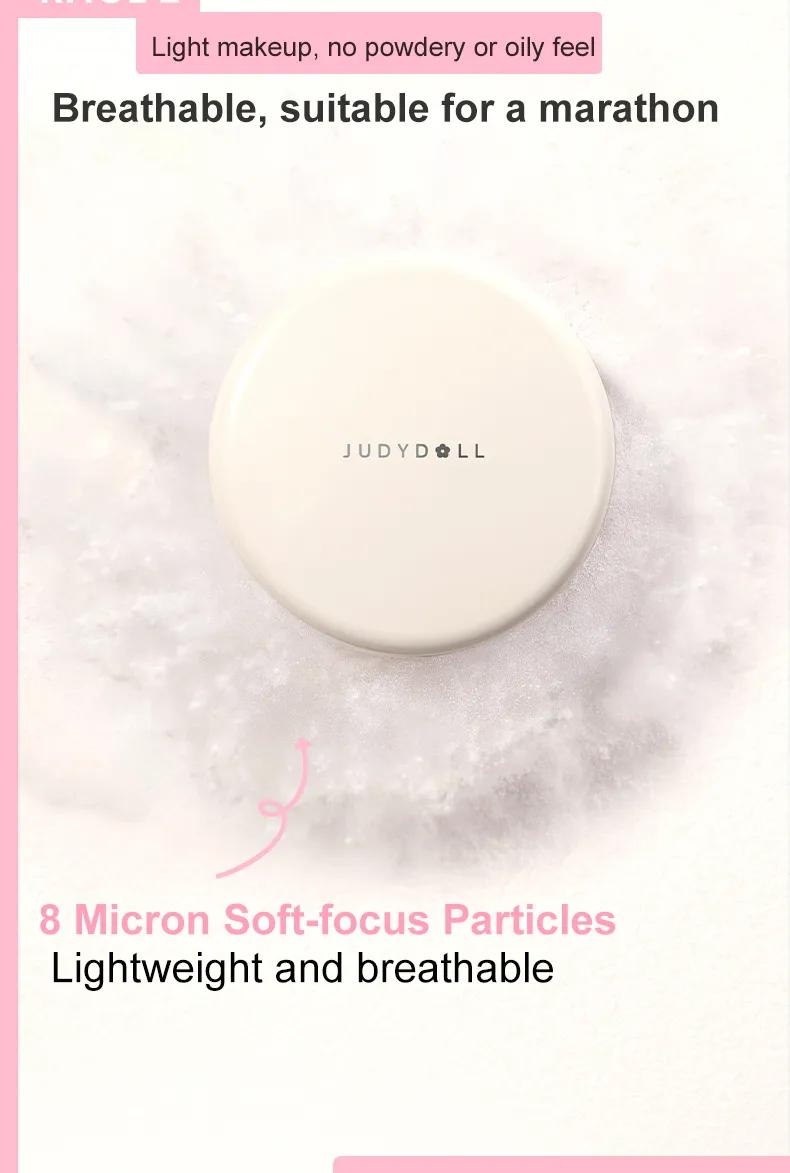 Product Introduction of JUDYDOLL Marathon Setting Powder Loose Focus #01 Nude Long Lasting Breathable Loose Powder Oil Control and Moisturizing 8 Micron Soft-Focus Particles 6