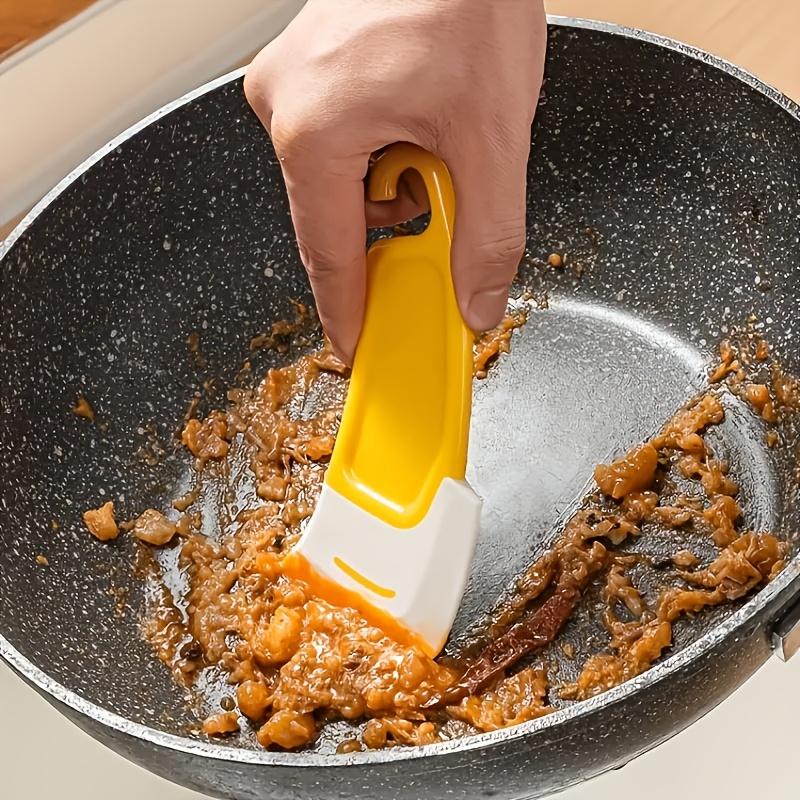 1pc Silicone Kitchen Scraper, Non-Stick, Heat-Resistant, Easy to Clean, No Electricity Needed, Ideal for Cooking & Baking 0