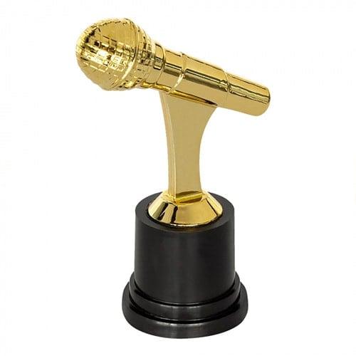 Microphone Award Trophy 12cm 0