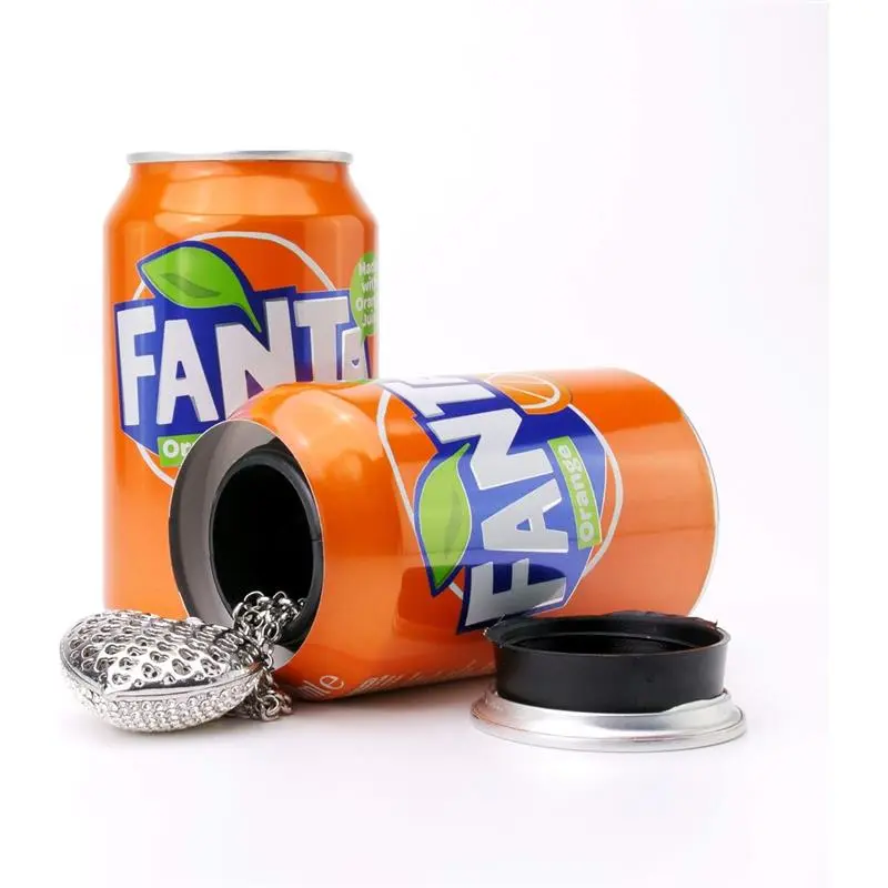 Fanta Stash Can Diversion Safe Hidden Box - Realistic Storage Jars Organiser