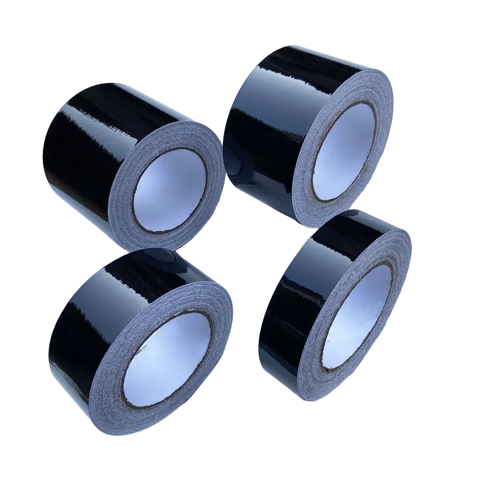Glossy Black Vinyl Wrap Strip Tape Car Wrap Foil For Window Trim Door Protection Film