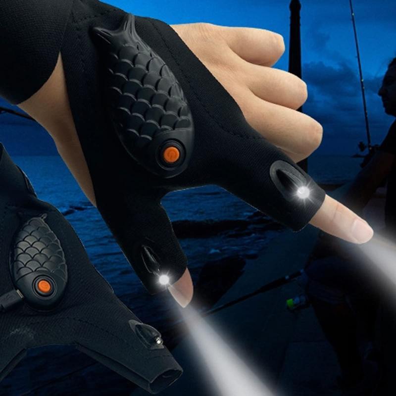 【Today's special offer】Adjustable LED Flashlight Gloves for Night Work and Camping Adjustable LED Flashlight Gloves for Night Work and Camping 1