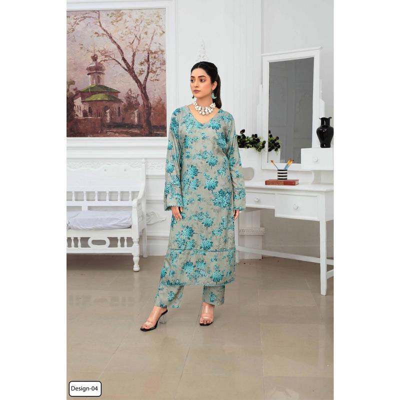 ASHYANA Vol 15 | Embroidered Linen 2pc Readymade | ARW04 0