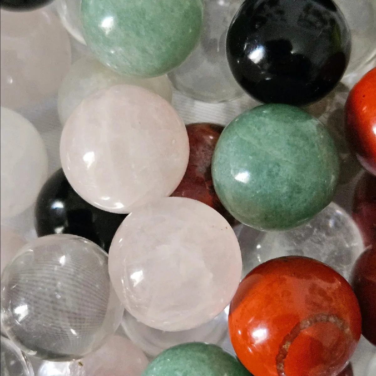 mini crystal spheres 1.5cm