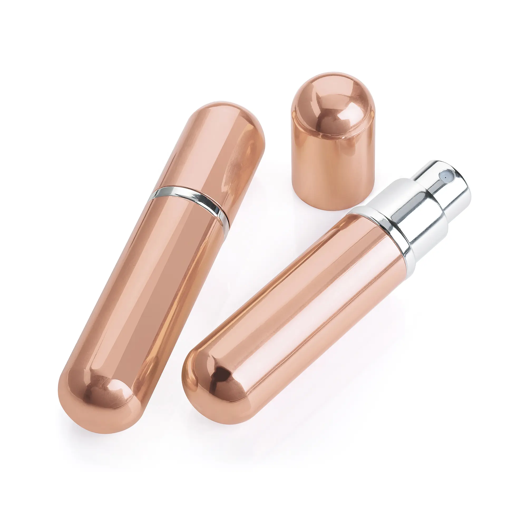 Atomiser Shiny Metal Smooth perfume or liquid carrier