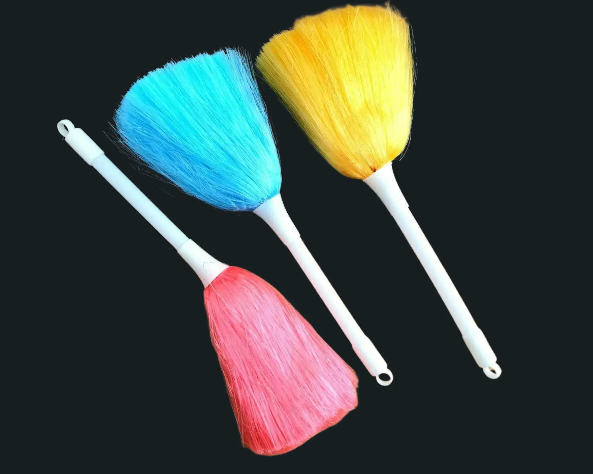 2 Pcs Dust Removal Brush (23cm) Assorted Colours , Microfiber Duster, Washable Mini Dusting Brush with Good Hand Grips | Computer Keyboard Cleaning Brush, Wool Duster, Mini Duster, Duster With Handle, Blind Cleaning Brush Lightweight
