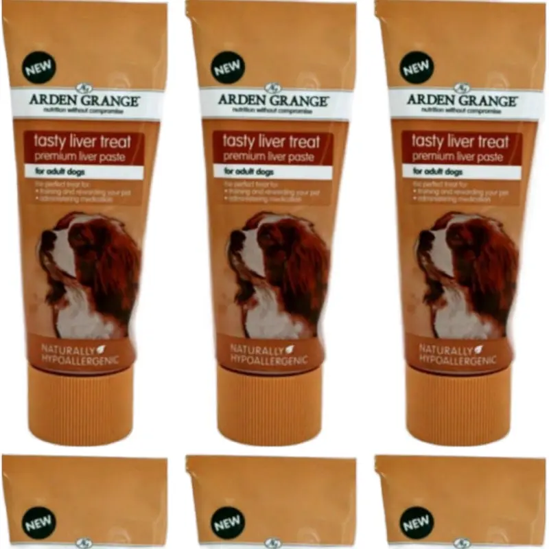 6 x 75g Arden Grange Liver Paste Dog Treat 1