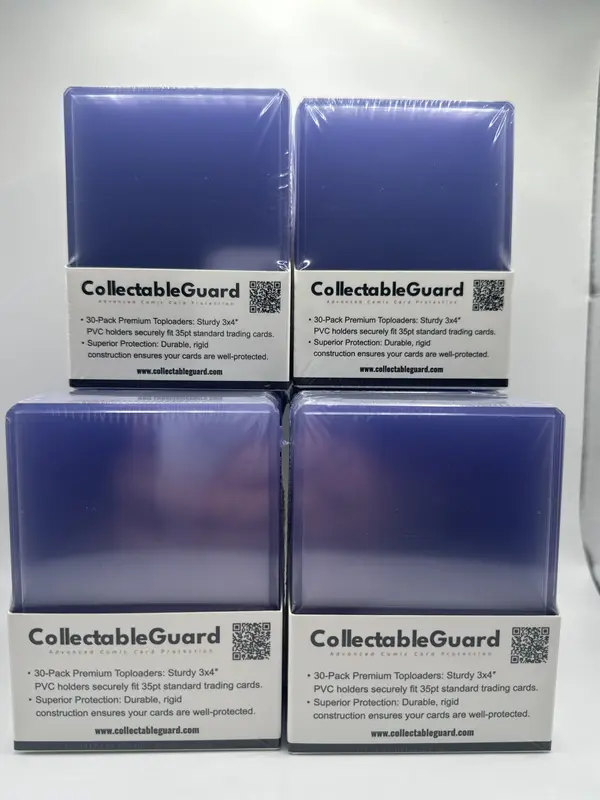 30 Pack Card Toploaders Regular 35pt 3"x4" 3