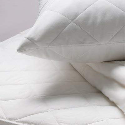 Trend & Bend Luxury Quilted Pillow Protectors - Pack of 2 & 4 - Soft, Breathable, Washable Cotton Pillowcases with Zippered Closure for Seasonal Events Standard Pillowcase Pair 4