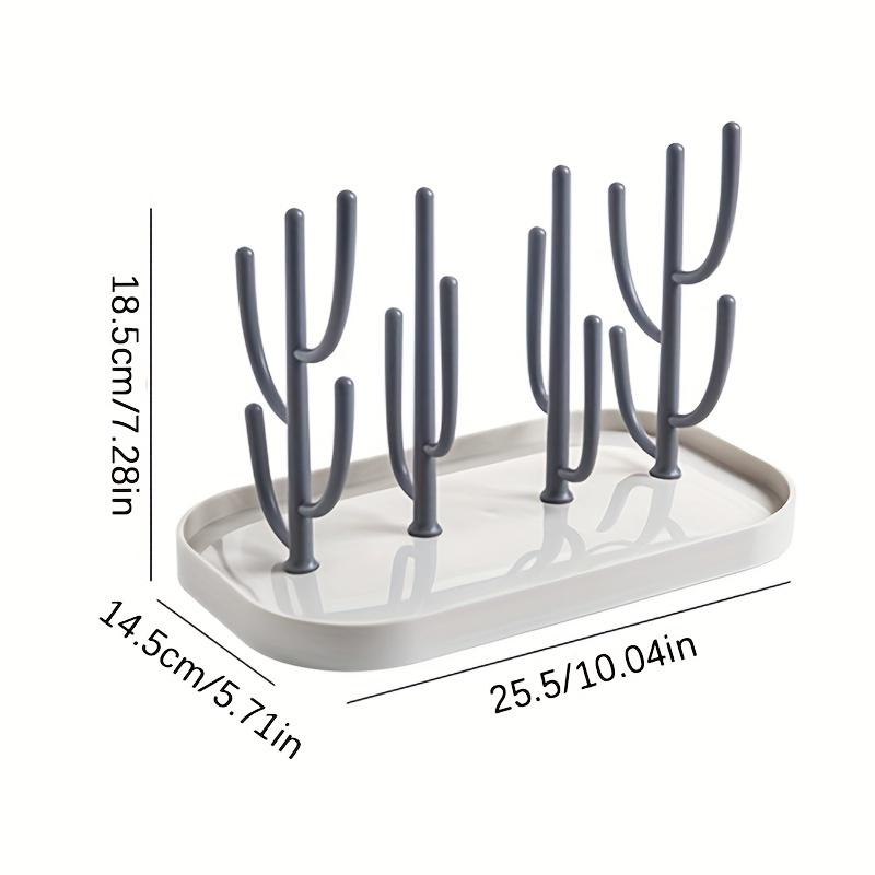 Baby Tree-shaped Milk Bottle Drain Rack, Dust-proof Milk Bottle Holder, Cup Drain Rack Easter Gift 3