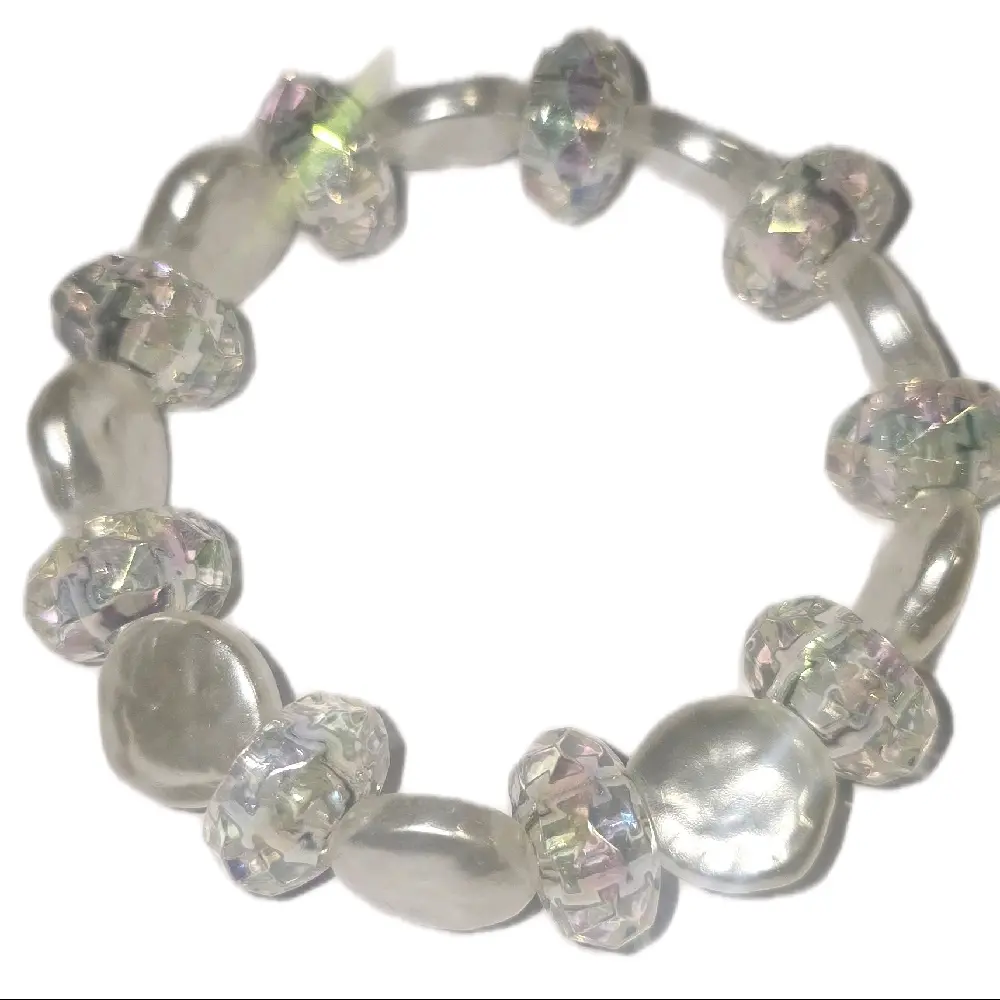 Handmade Pearl Beaded Elasticated Bracelet for Women - Perfect Gift for Birthday, Valentine's or Mother's Day