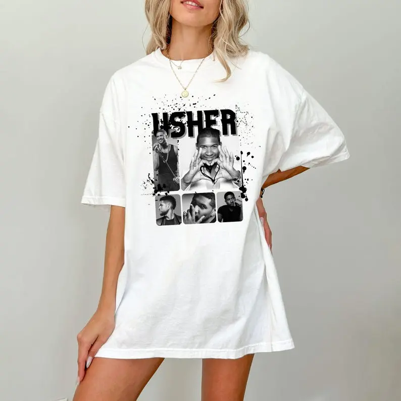 Usher Shirt,Usher Raymond,Usher Tee,Usher Tshirt,Music Tee,Concert Shirt,Usher Fan Shirt,Usher Tour,Comfort Colors Shirt Cotton Top
