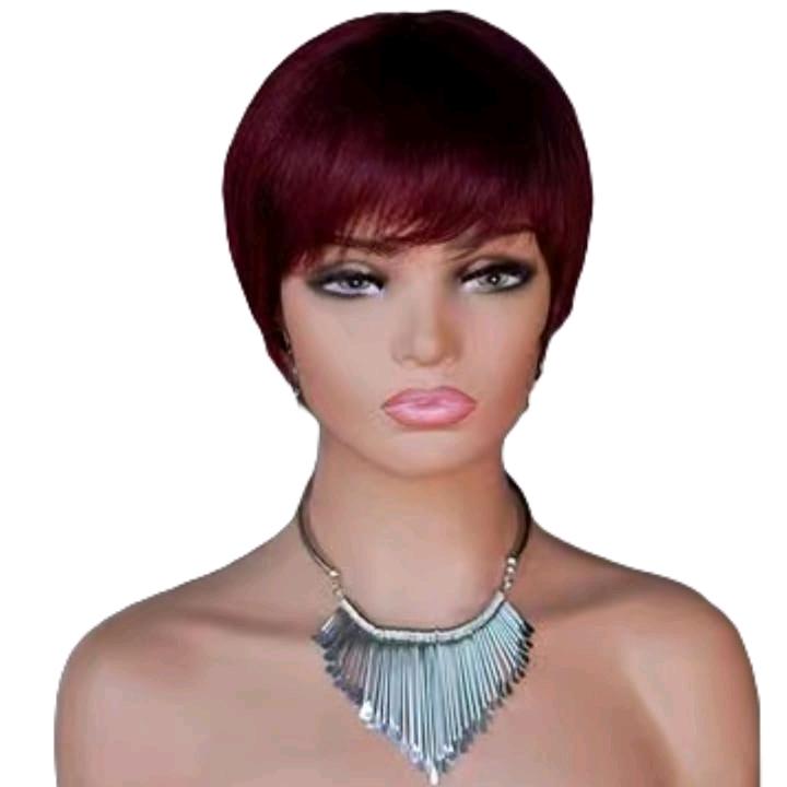 High-Quality Pixie Short Wig for Unisex - Smooth & Sleek Style, Natural Looking Texture, Black/Brown Hues - Enhance Your Style Today! 1