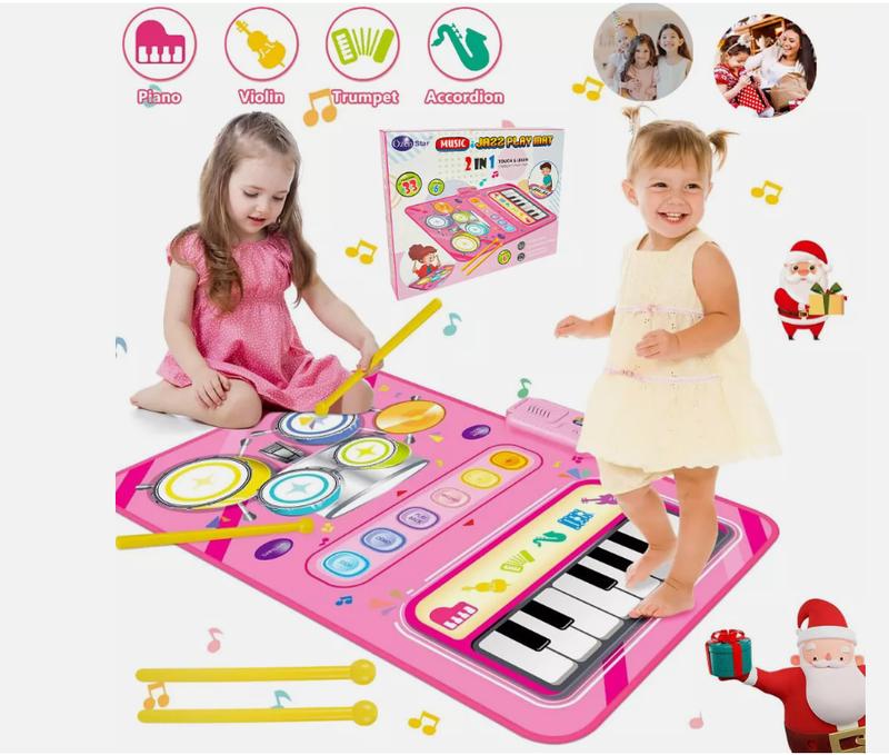 Musical Mat Toys for 3 Year Old Girls Educational Music Toy Music Dance Keyboard 0