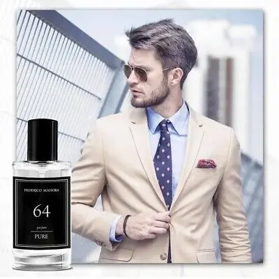 FM WORLD 64 PURE FEDERICO MAHORA PERFUME FOR HIM 50 ml NEW IN BOX !!