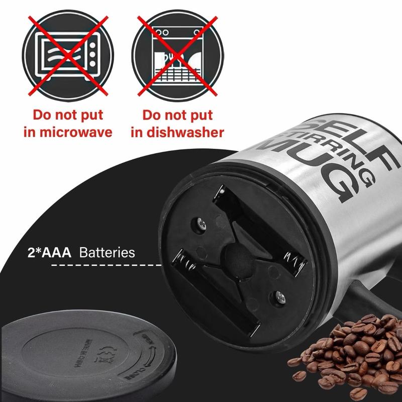 Self-Stirring Mug - Perfect for Coffee and Tea Lovers led kettle gas 5