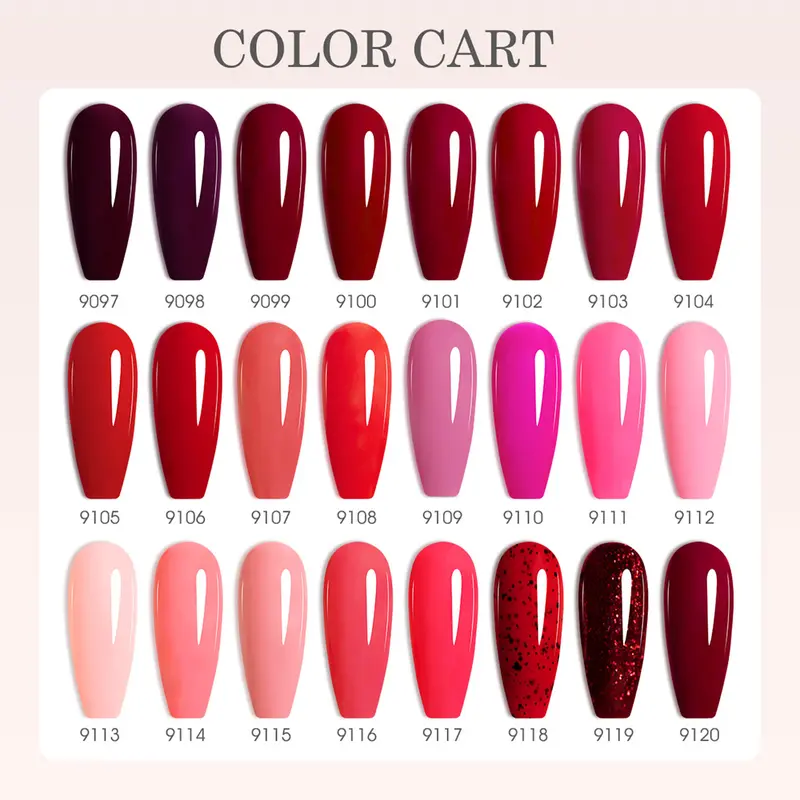 CANNI Hema Free 9ml Nail Gel Polish Soak Off LED Colours Long-lasting Top Coat Base Coat - Shades 9073 - 9144 Luxury Nail Art 5