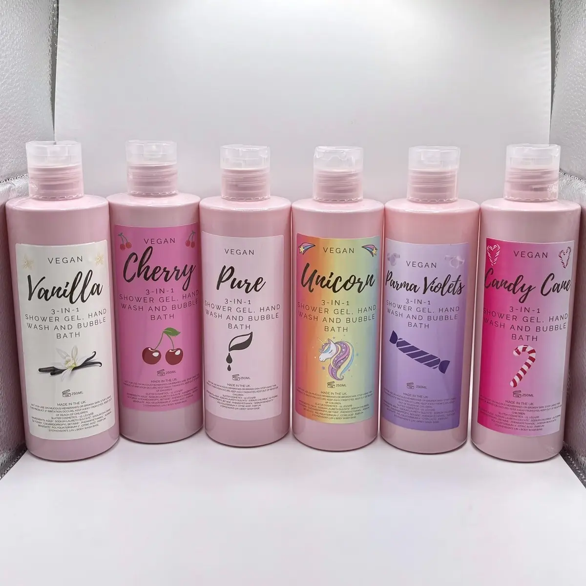 Vegan 3-in-1 Shower Gel, Bubble Bath, and Hand Wash