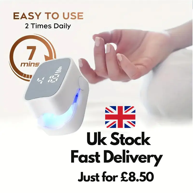 Nail Fungus Cleaning Tool, Light for Damaged,Discolored, Thick Toenails and Fingernails, Effective Rechargeable Nail Fungus Remover for Home Use Manicure Cleanser Polish Cleansing Cutics