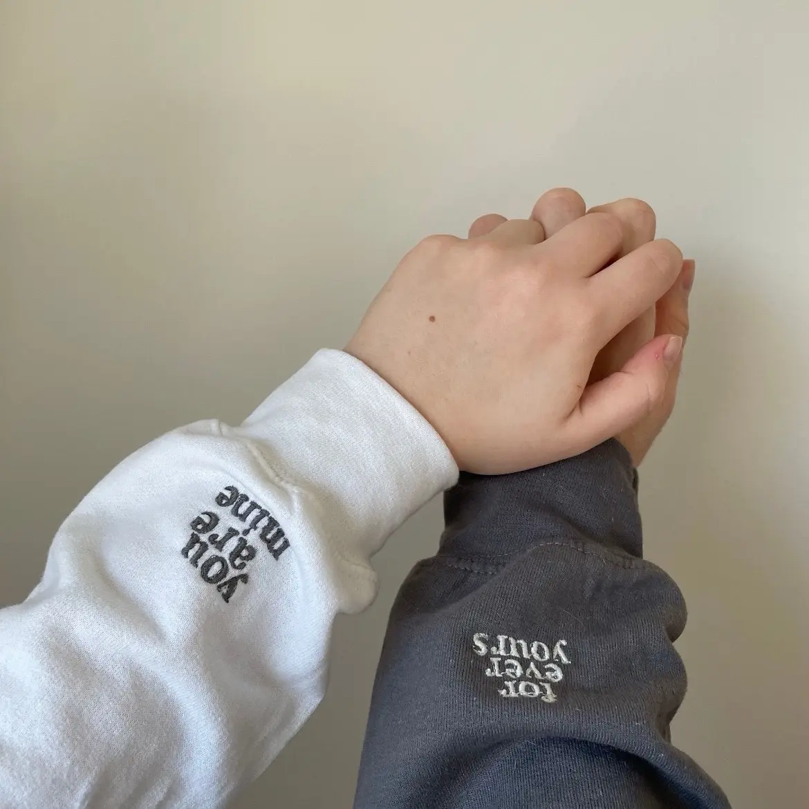 personalized partner pullover hoodie desired text customized gift unisex