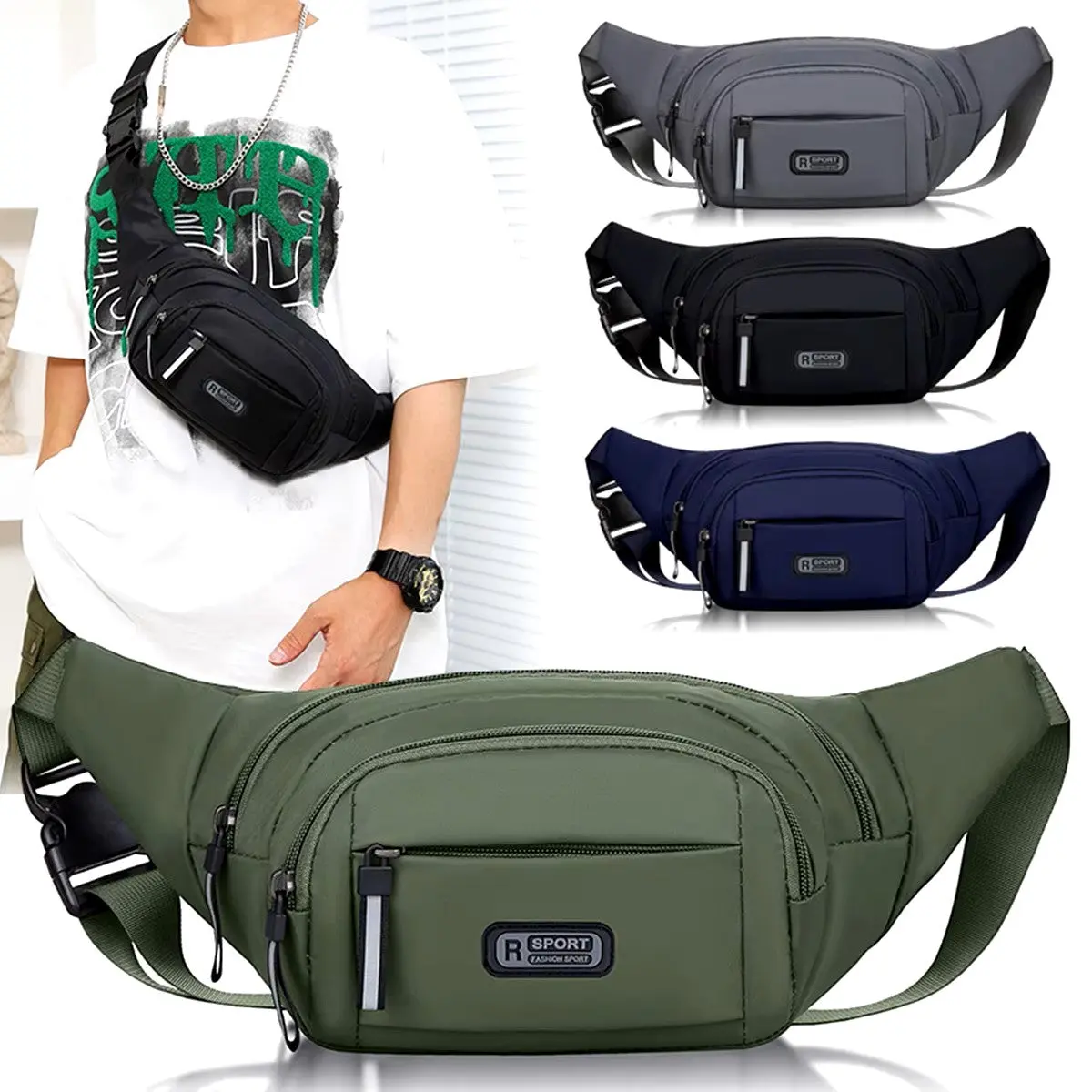 Waist Bag, Bum Bags, Unisex Fanny Pack, Bumbags, Holiday Travel, Money Belt