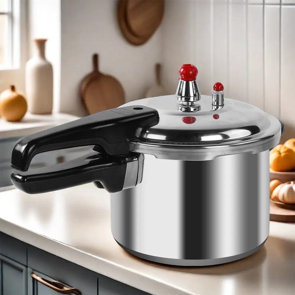4/7/9LHome Dual Handle aluminum Pressure Cooker Kitchen Catering Cookware UK