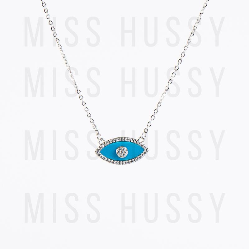 Turquoise Evil Eye Necklace – CLX99 2