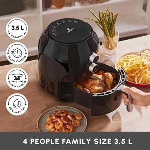 Karaca Multifry Single Pan Airfryer, 3.5L, Black