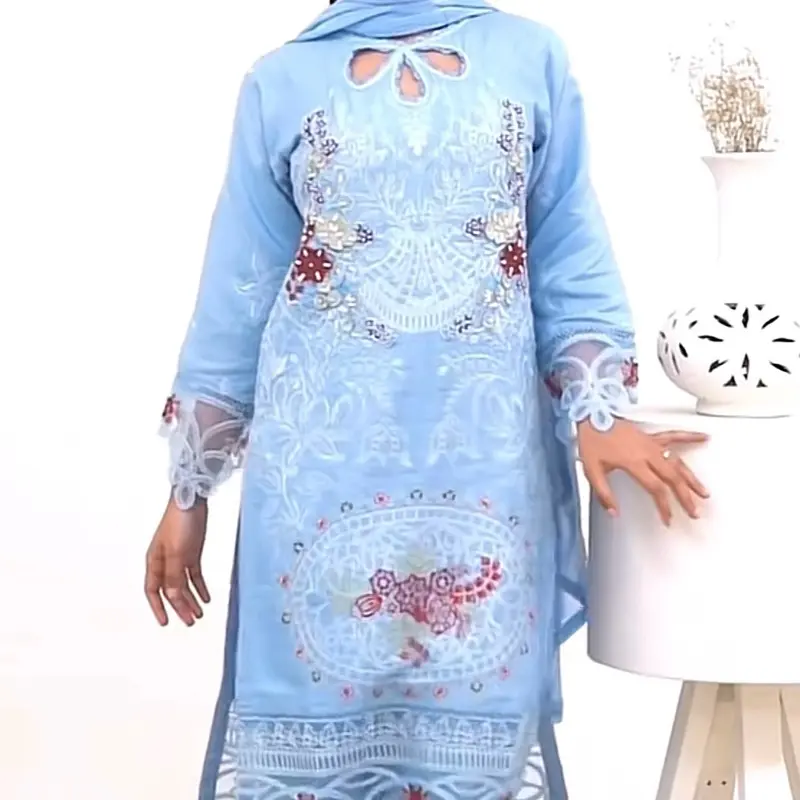 Mariab inspired viscous embroidered collection