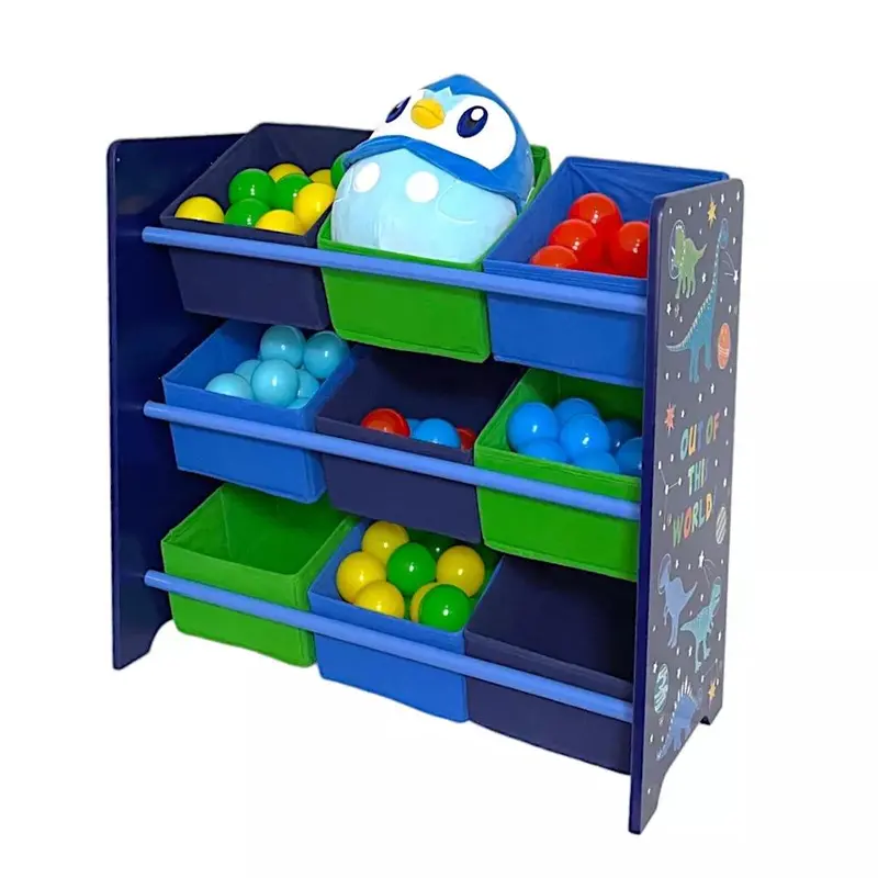 Kids Dinosaur 9 Tub Storage Drawers Perfect Organiser Kid Clothes Crafts & Toys Baby Product Boxes 3