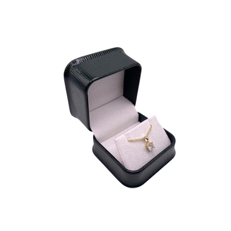 Dubai Gems yellow gold finish Round Cut Created Diamond Pendant Necklace Daily Birthday Wedding Anniversary Christmas 1