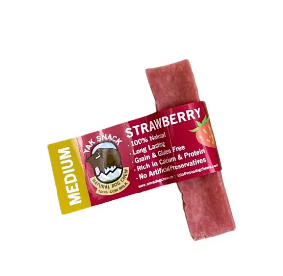 Nova Dog Chews Yak Snack - Blueberry, Strawberry, Apple, Peanut Butter 5
