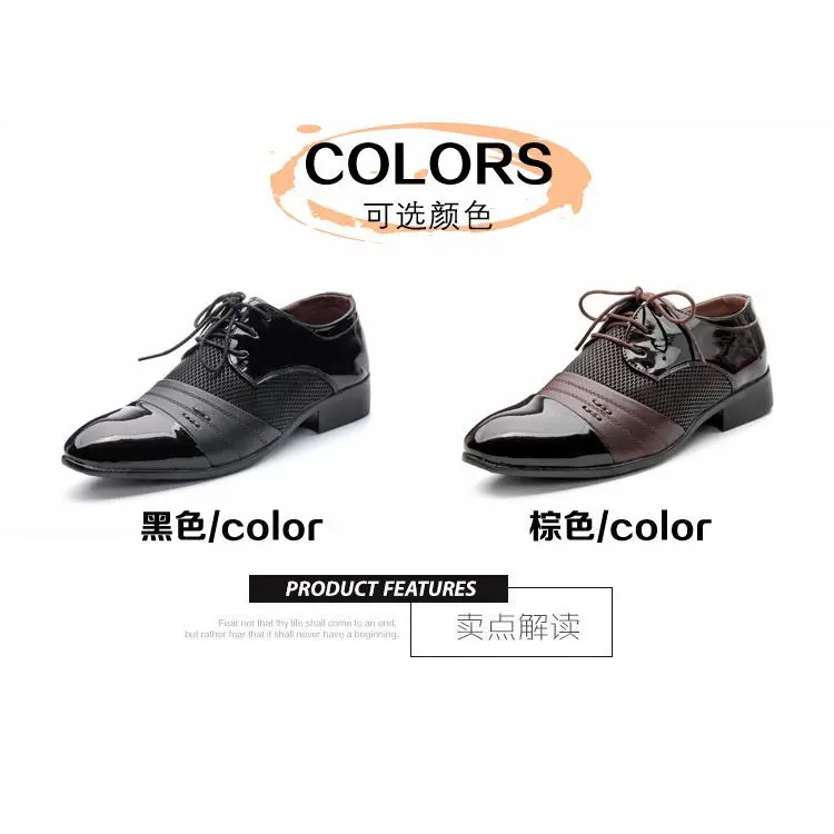 New Cheap Trendy Factory Casual Leather Formal Shoes Point Toe Business Dress Shoes  Comfortable Leisure Leather Men 3