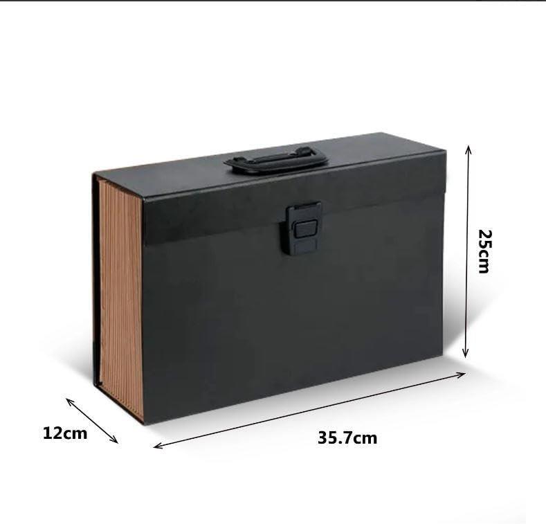 Expanding Document File Organiser File Folder Paper Storage Box With 19 Pockets By MantraRaj 2