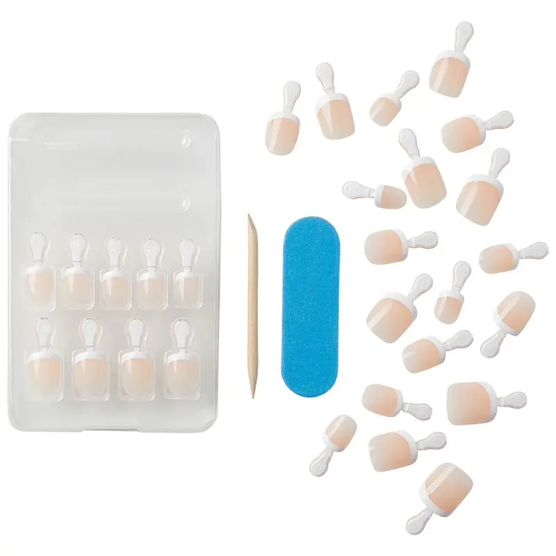 Kiss Nails - Salon Acrylic French - False Nails 2