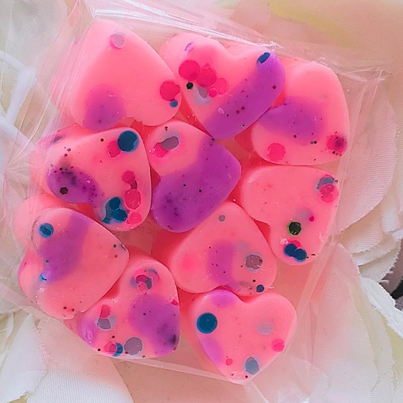 10pk Mini Hearts Scented Wax Melts Pack - Various Aroma Fragrance Room Freshener, Long-lasting Scent 2