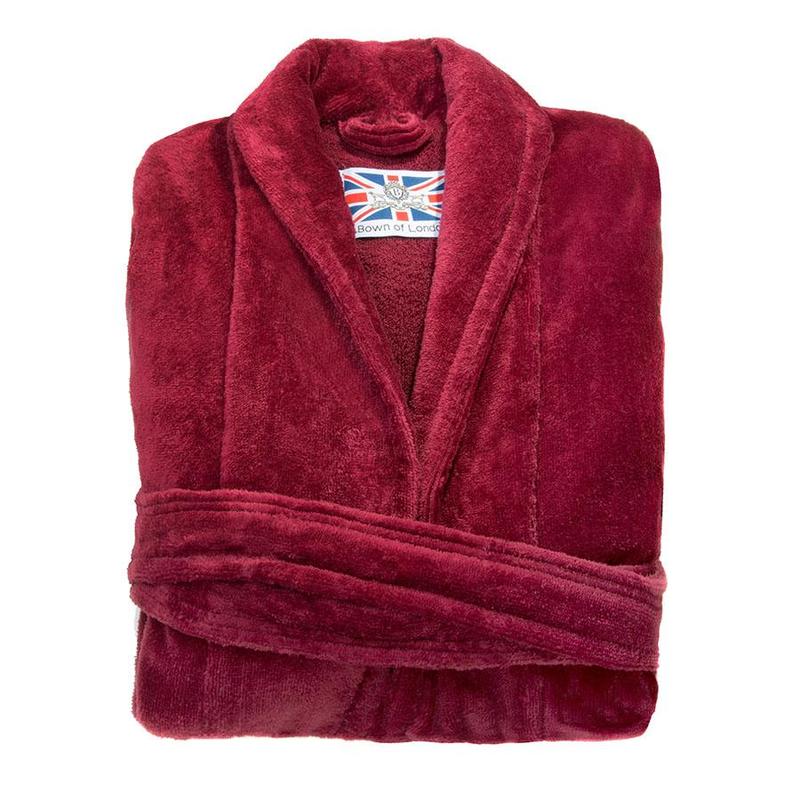 Men's Dressing Gown - Baron Burgundy 4