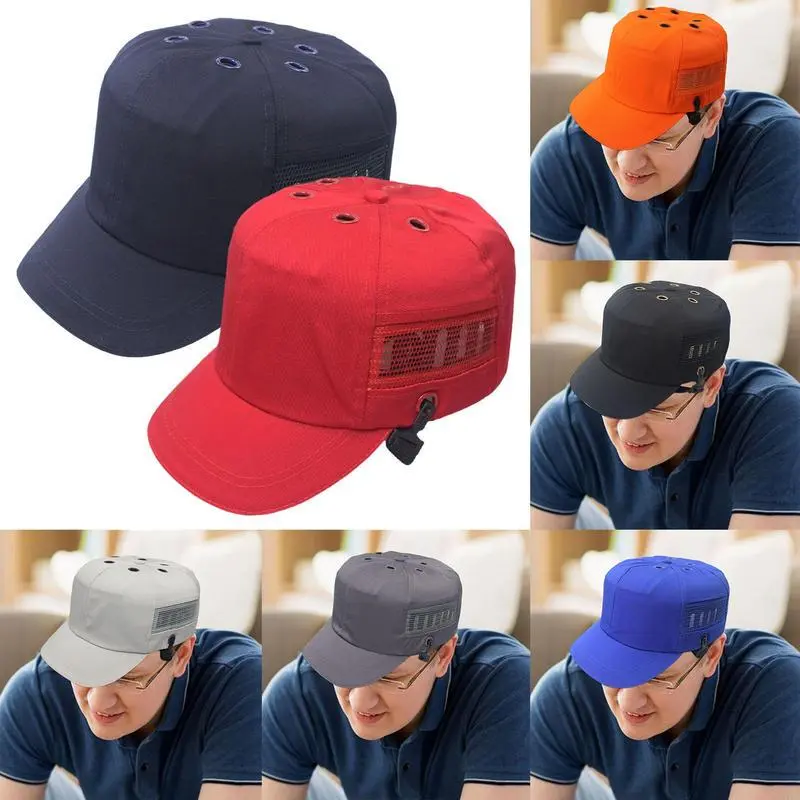 Adjustable Bicycle Helmet – Anti-Collision Safety Baseball Hat for Men and Women, Fits Head Circumference 52-58CM 0