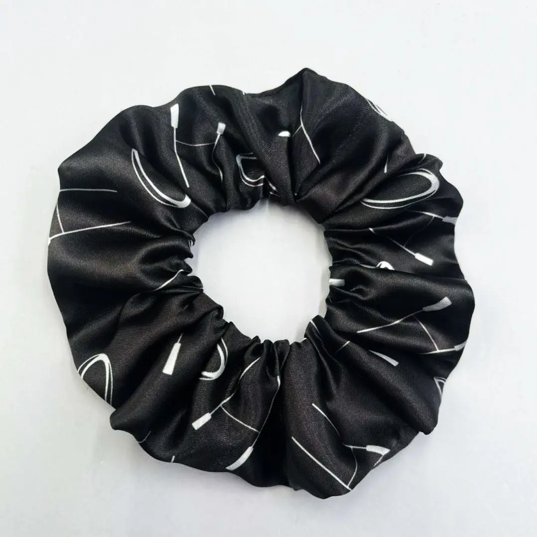 RBL Scrunchie (Black/White) - A Great Gift for a Rugyb Fan - Sporty Hair Accessory