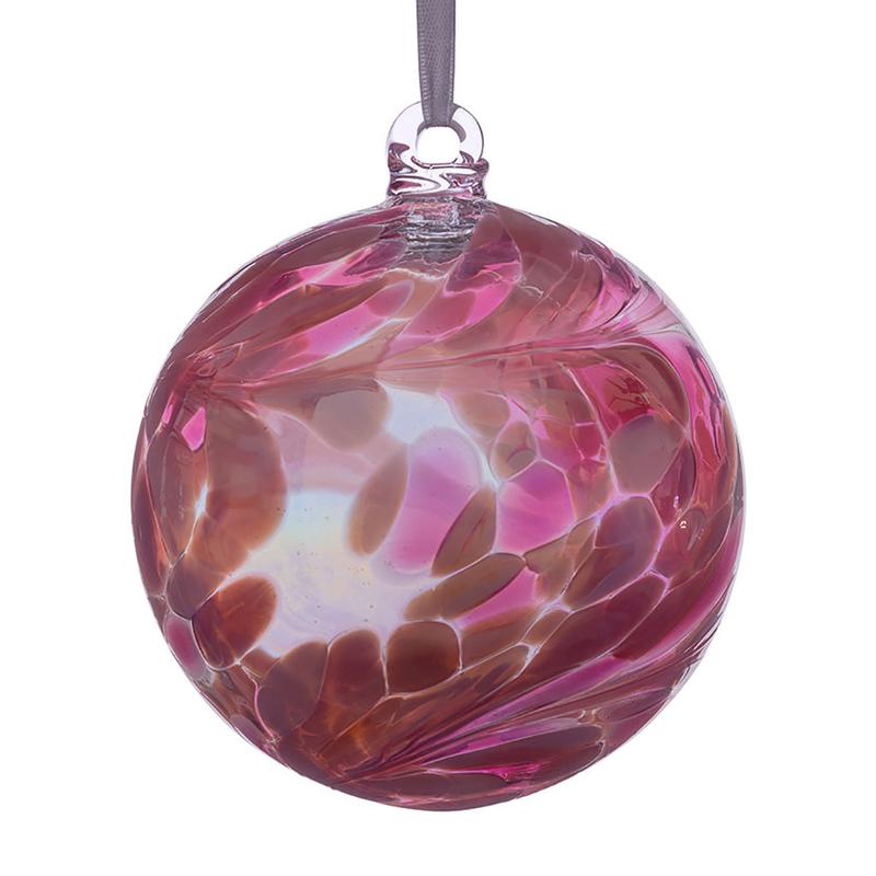 Birthstone Ball - October - Pink Tourmaline 1