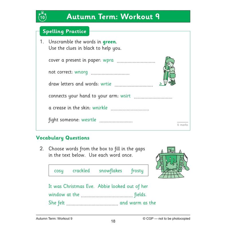 Year 3 Maths and English 10 Min Test Workbook Bundle for 7 to 8 year olds KS2 3
