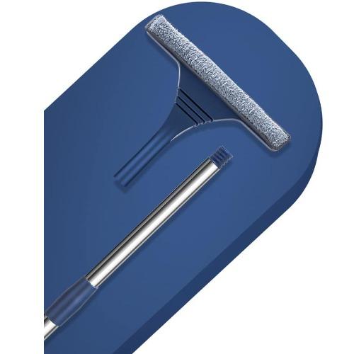 Professional Extendable Glass Cleaning Pole, 102-136cm, Squeegee Cleaner, Bendable Head, Professional Window Cleaning, Lightweight Cleaning Tool Adjustable 6