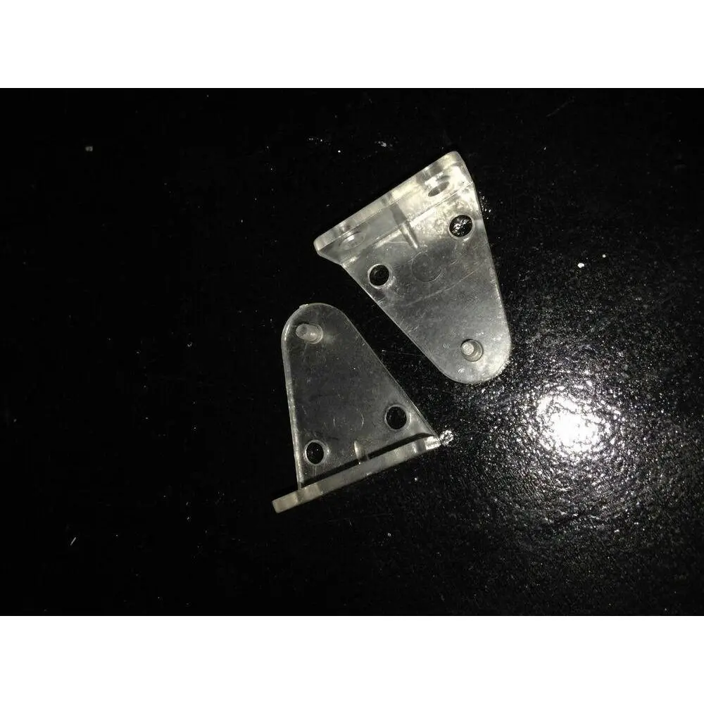 2 pairs of Venetian blind Hold down brackets - COMES  WITH SCREWS AND WALL PLUG