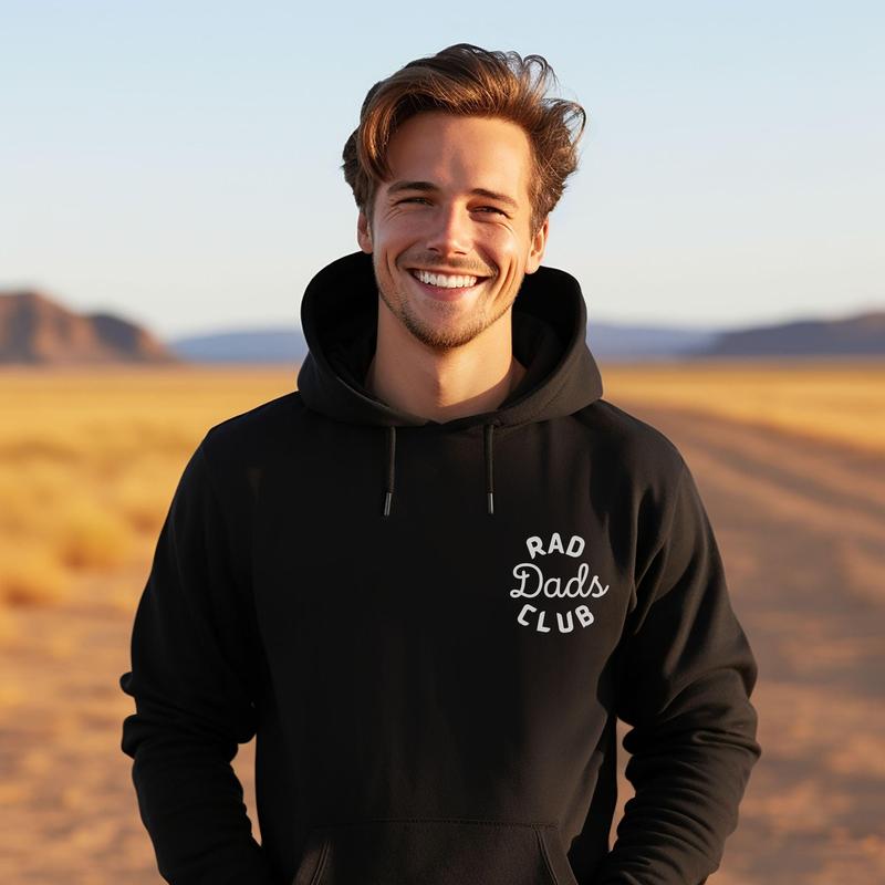Rad Dads Club Hoodie Cool Dad Hoodie Dad Era Hoodie Father Sweatshirt Dad Birthday Giftbaby Announcementpregnancy Revealnew Dad Gift 2